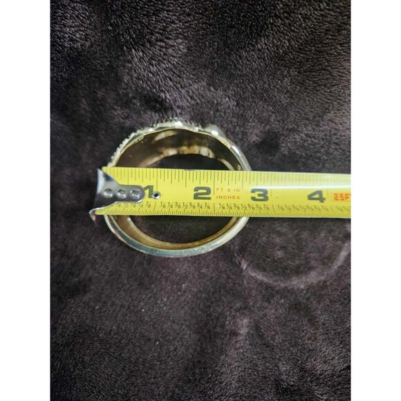 Fashion Cute Enamel Owl Bangle Fold-Over Bracelet / Red - Picture 5 of 7